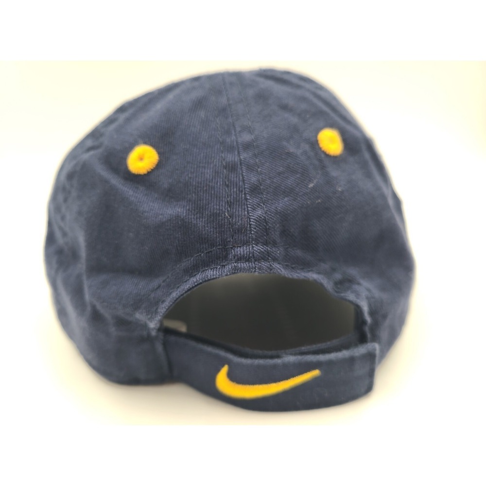 Child Nike Spellout Adjustable Hat Cap Baseball Golf Kid Boy Girl Blue Yellow - Picture 7 of 12